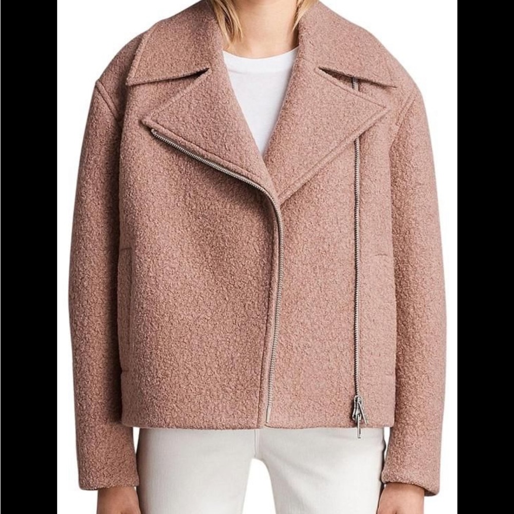 All Saints - Pink Wool Jacket